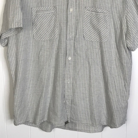 Billy Reid Men's Short Sleeve Buttondown Cotton/Linen‎ Shirt SZ XXL - Picture 3 of 8